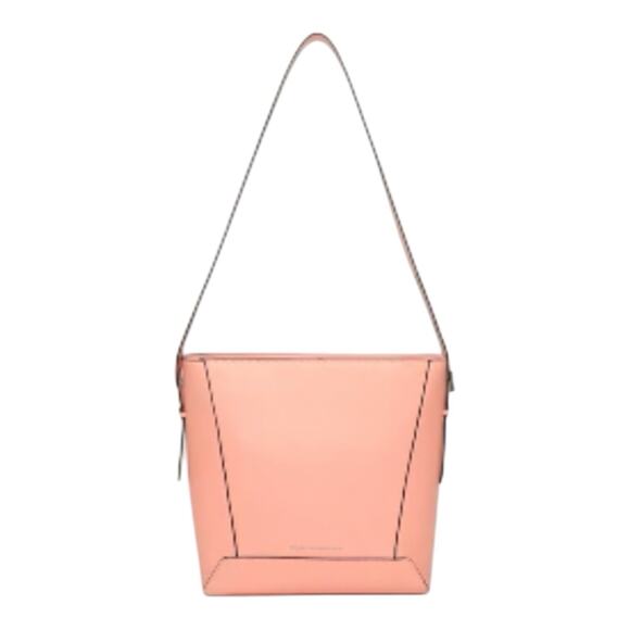 French Connection Purse Designer Bucket Shoulder Bag Mellow Peach NWT $128 - Picture 1 of 6